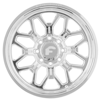 عجلات فورجياتو Flusso-T الفضية الساطعة 6061-T6 العروات 4-8