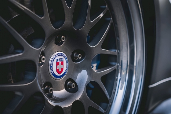 طبق عميق HRE عجلات مزورة مكونة من 3 قطع 6061-T6