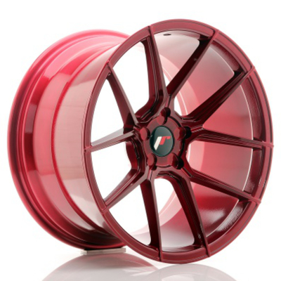 بلاتينيوم الأحمر JR JR30 BMW Forged Wheels 6061-T6 أحادية الكتلة