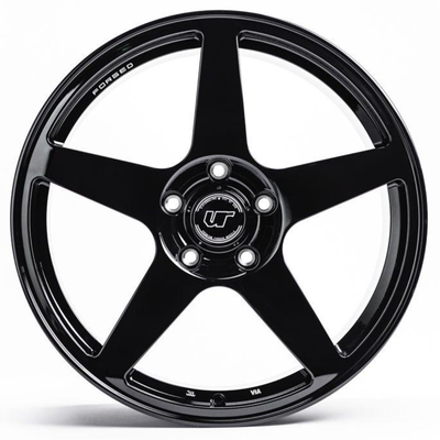 20x9.0 20x12991 Turbo Porsche Forged Wheels أسود لامع