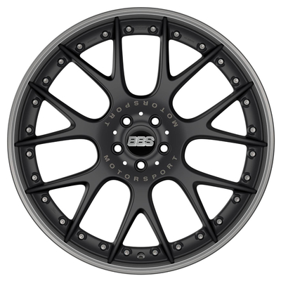 BBS CH-R II 17 18 19 20 BBS عجلات مزورة رياضة السيارات أسود لامع