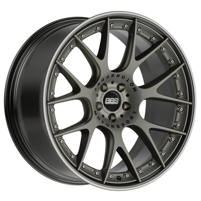 BBS CH-R II الساتان البلاتيني BBS العجلات المطروقة رياضة السيارات النقش بالليزر