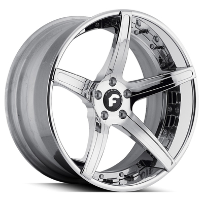 JWL TUV VIA الحافات الفضية المصقولة مع Chrome Lip Affilato-ECL