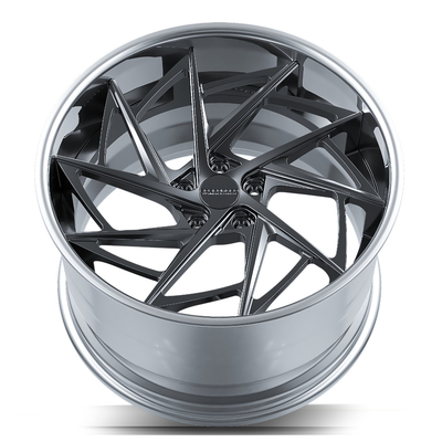 6061-T6 2 قطعة عجلات مزورة UF / 2-118