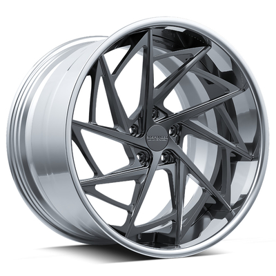 6061-T6 2 قطعة عجلات مزورة UF / 2-118