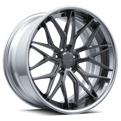 Y Twist Spokes قطعتان مقعرة عجلات Uf / 2-103 سبيكة ريم 6061-T6