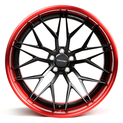 Y Twist Spokes قطعتان مقعرة عجلات Uf / 2-103 سبيكة ريم 6061-T6