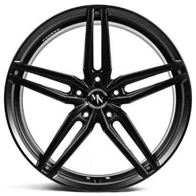 عجلة سوداء مزورة VR D10 ماتي لسيارة BMW M3 M4 F8x 20x9.5 20x11.5