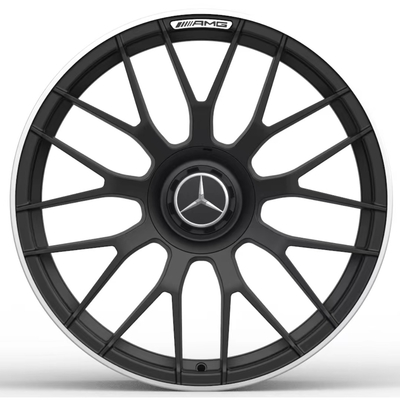 AMG Cross Spoke مرسيدس بنز عجلات مزورة مات الأسود