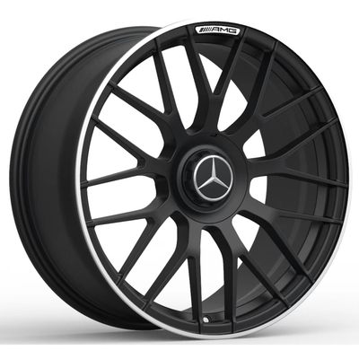 AMG Cross Spoke مرسيدس بنز عجلات مزورة مات الأسود