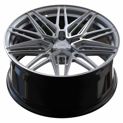 عجلات مطروقة من Satin Silver Vossen HF-7 لسيارة لاند روفر رينج روفر