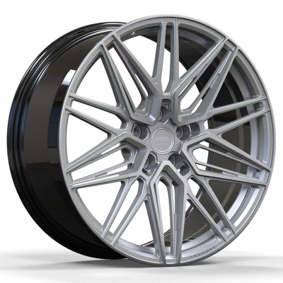 عجلات مطروقة من Satin Silver Vossen HF-7 لسيارة لاند روفر رينج روفر