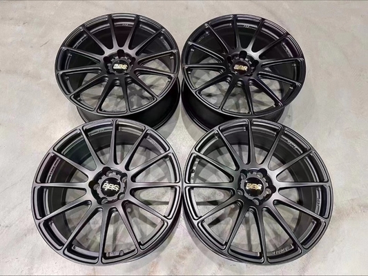 BBS FS عجلة مزورة 19x8.5 5x112 42 ملم الماس الأسود