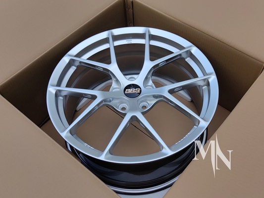 عجلات BBS FI R 20 21 بوصة 5x112 فضة مُصنعة خصيصًا لـ Audi R8 متاحة