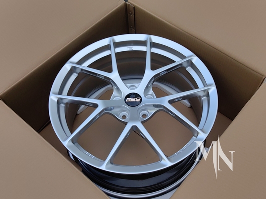 عجلات BBS FI R 20 21 بوصة 5x112 فضة مُصنعة خصيصًا لـ Audi R8 متاحة