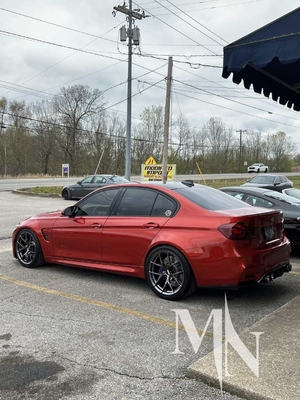 BBS FI R لبي ام دبليو M2 E92 M3 F80 عجلات الفضة الزائفة المزورة حسب الطلب متاحة