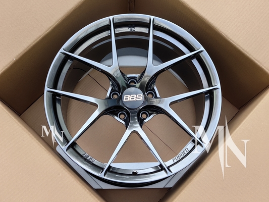 BBS FI R لبي ام دبليو M2 E92 M3 F80 عجلات الفضة الزائفة المزورة حسب الطلب متاحة