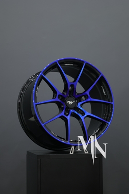 فولك ريسينغ رايسز G025 عجلات زرقاء 18 19 20 بوصة 5x120 أحزمة مصنعة خصيصا لبي ام دبليو FK8