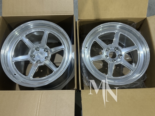 5x112 5x120 عجلات كانسي مخصصة تندم كورسا روكو فضة بندقية 350Z 370Z عجلات سبائك