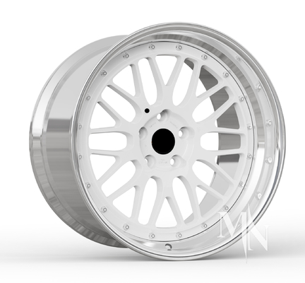 عجلات مُصَنَّعة مُخصصة من 2 قطع BBS LM LMR LeMans أحزمة ذهبية لـ BMW 370z 350z