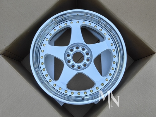 عجلات نيسمو LM GT2 من قطعتين لـ نيسان R35 R33 GTR 350Z 370Z 18 19 20 21 22 بوصة أحزمة مخصصة