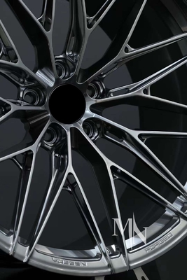 2013 إلى 2017 بي ام دبليو X5 X5M F15 E70 18 19 20 21 22 بوصة مخصصة OEM سوداء متجذفة للغاية عجلات أطراف