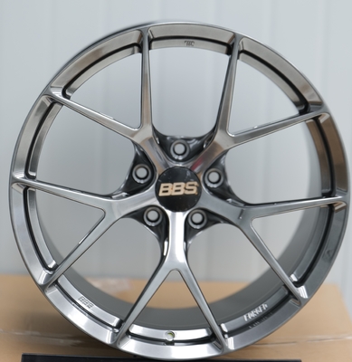 عجلات BBS FI-R المطروقة تصميم خفيف الوزن أسود ماسي