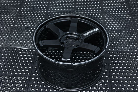 شعاع TE37 Ultra Track Edition ii Volk Racing عجلات مزورة لامعة سوداء