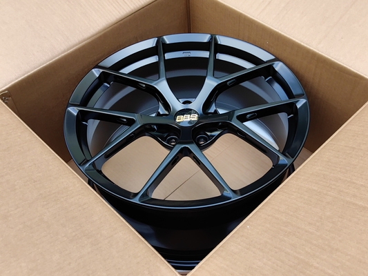 BBS Fi-R عجلات سوداء من الصابون 6061-T6 عجلات مصنوعة من سبيكة الألومنيوم