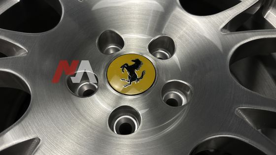 عجلات فيراري F430 مسبوكة بلمسة نهائية شفافة مصقولة، مسبوكة RE-01