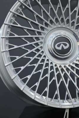 عجلات مُشعة متعددة الأضلاع 6061-T6 كروم مُشكّلة